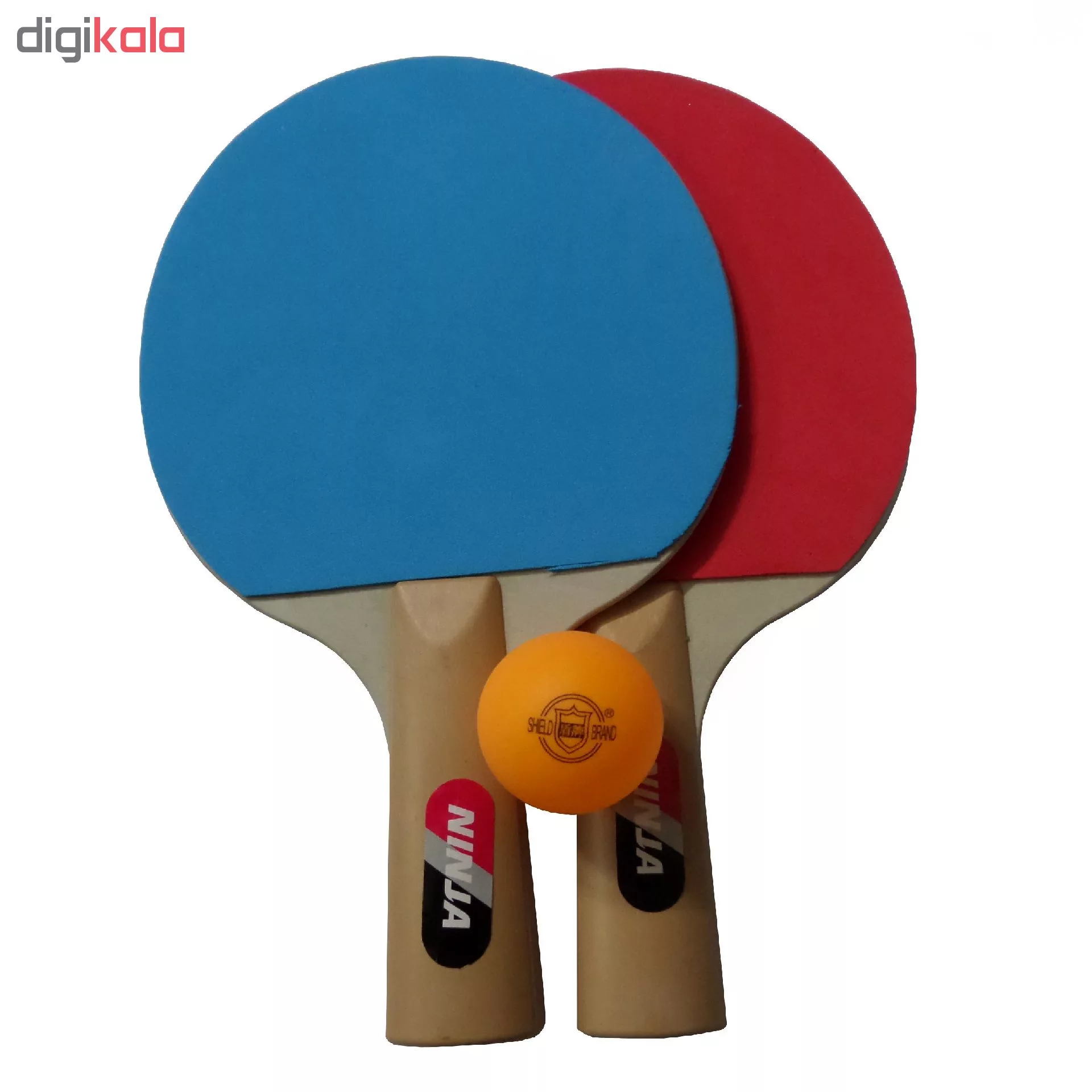 راکت پینگ پنگ نینجا کد p12 بسته 2 عددی به همراه توپ
