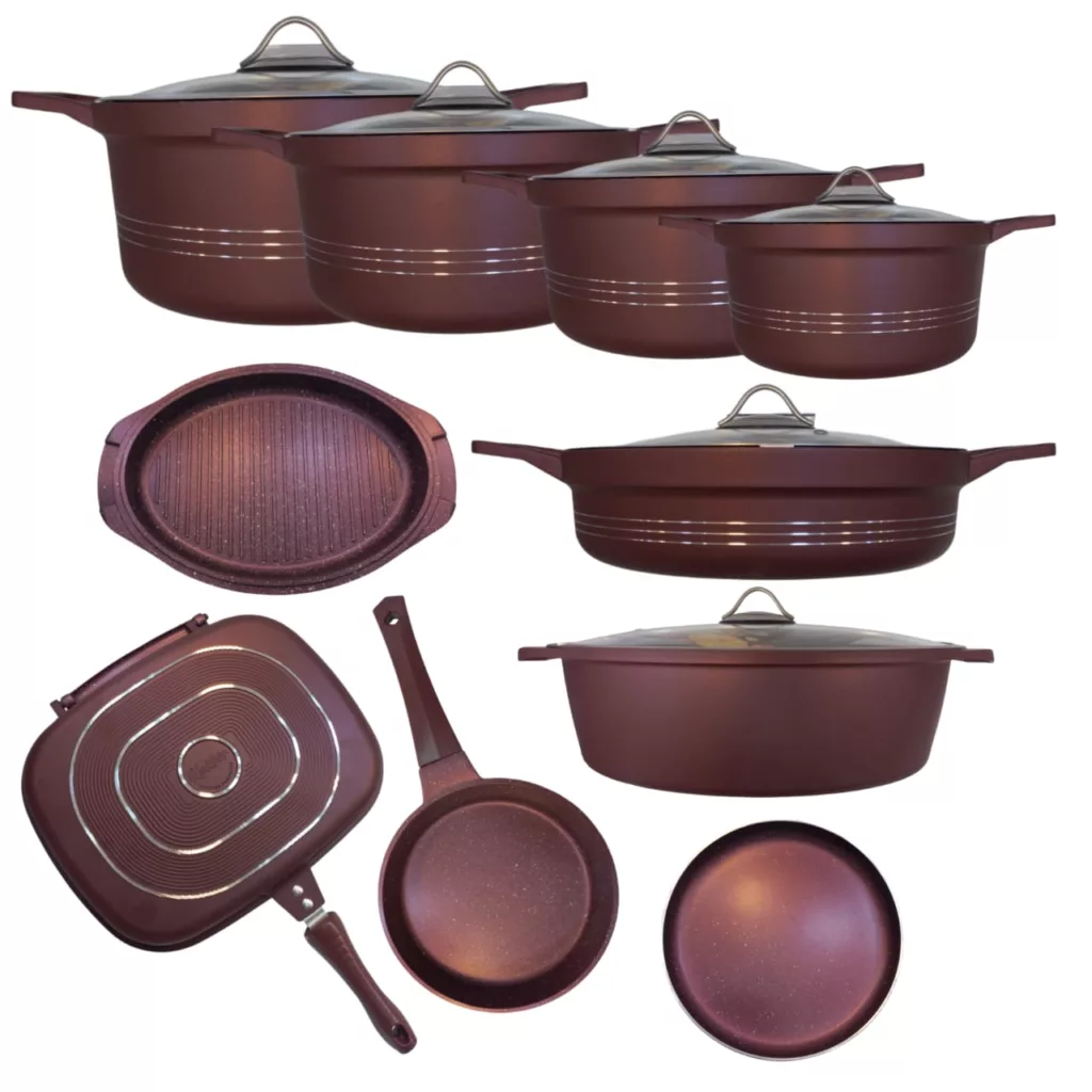 سرویس قابلمه و تابه گرانیتی 23 پارچه کی مولر مدل کلاسیک