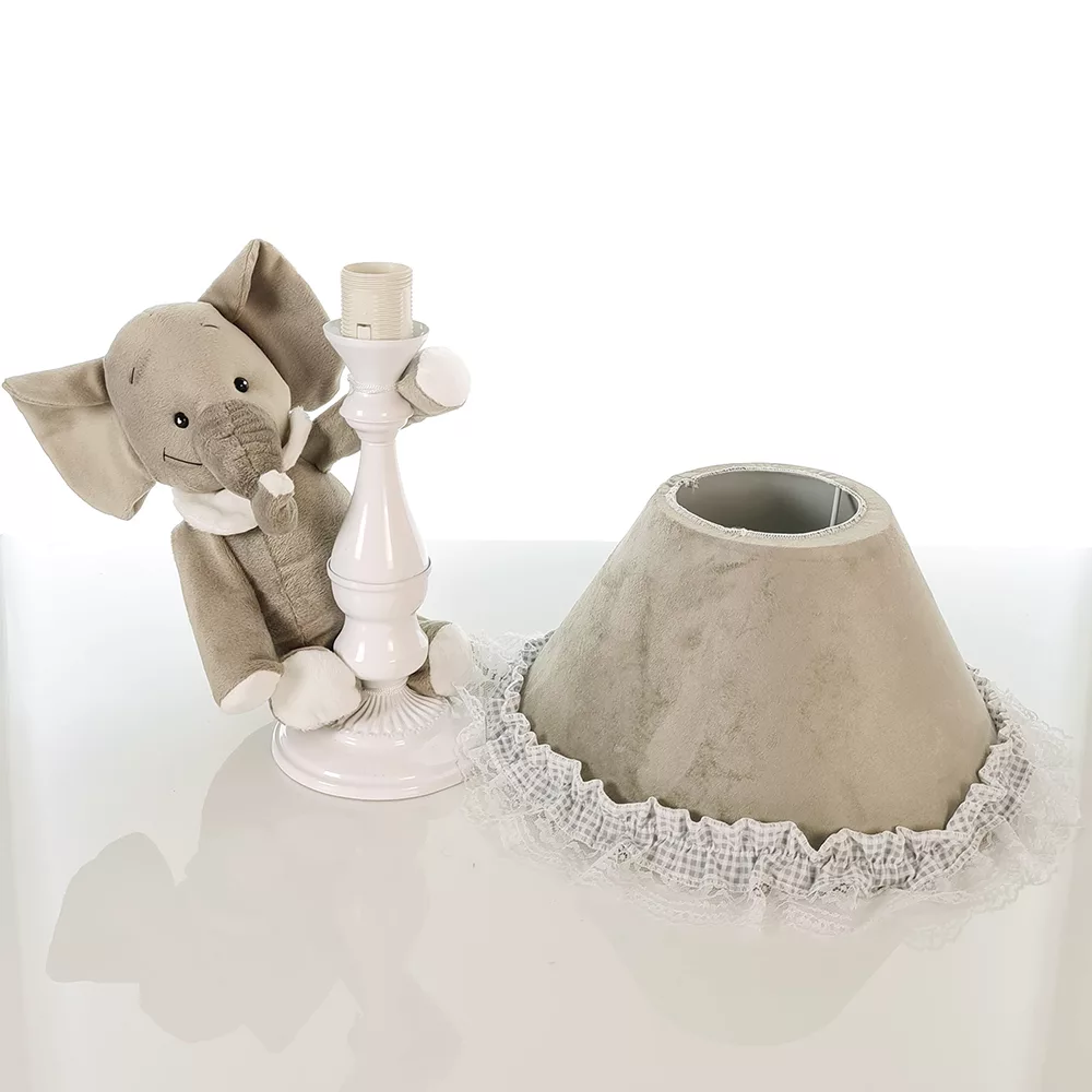 آباژور رومیزی کودک نی نی سیس مدل عروسکی طرح فیل