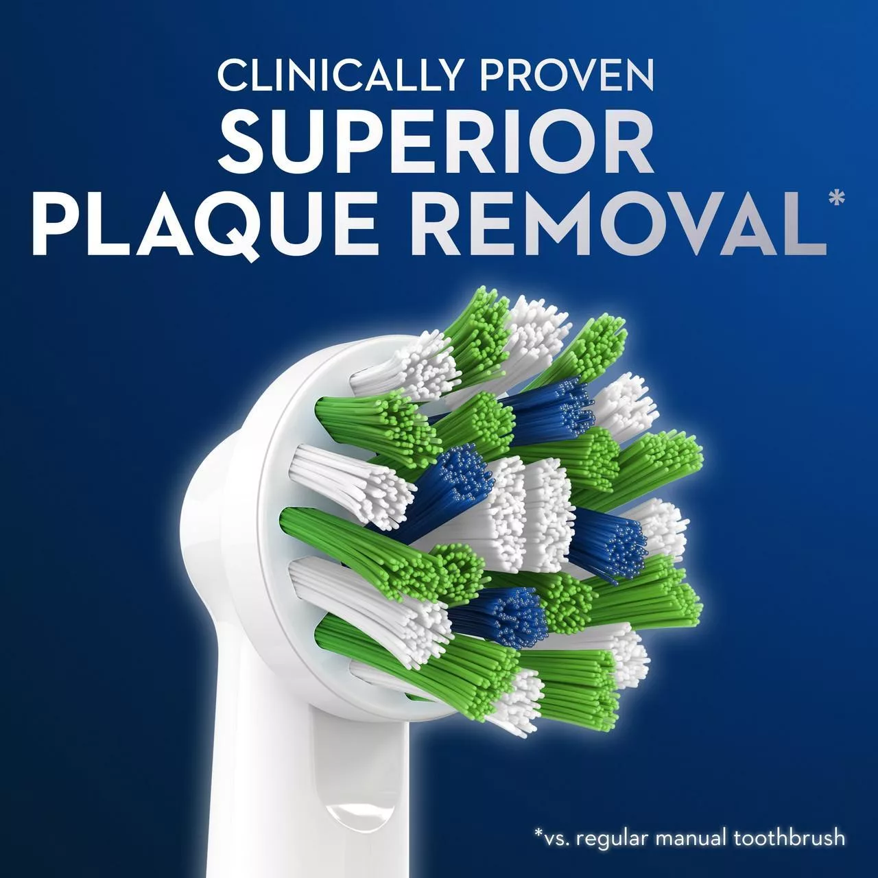 سری یدک مسواک برقی اورال-بی مدل Cross action بسته 2 عددی