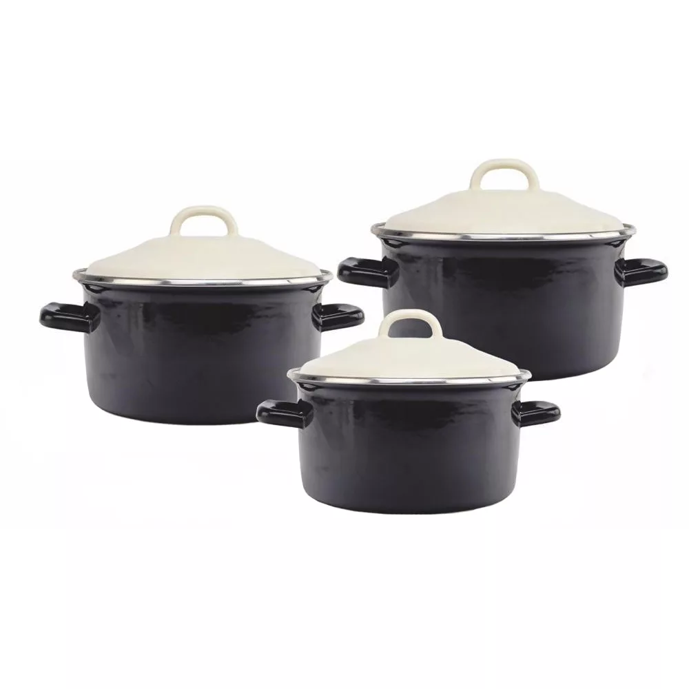 سرویس قابلمه 6 پارچه مدل لعابی