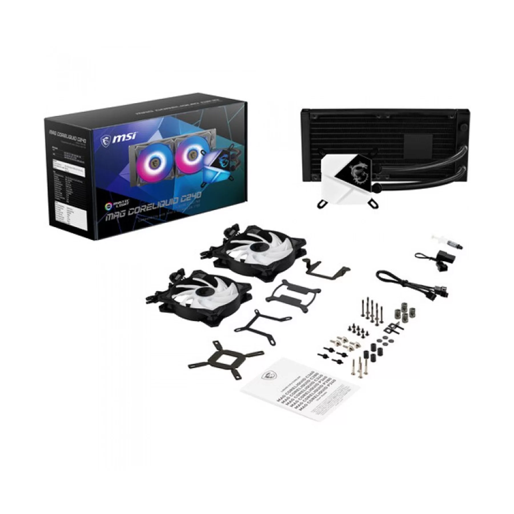 سیستم خنک کننده آبی ام اس آی مدل CORELIQUID C240