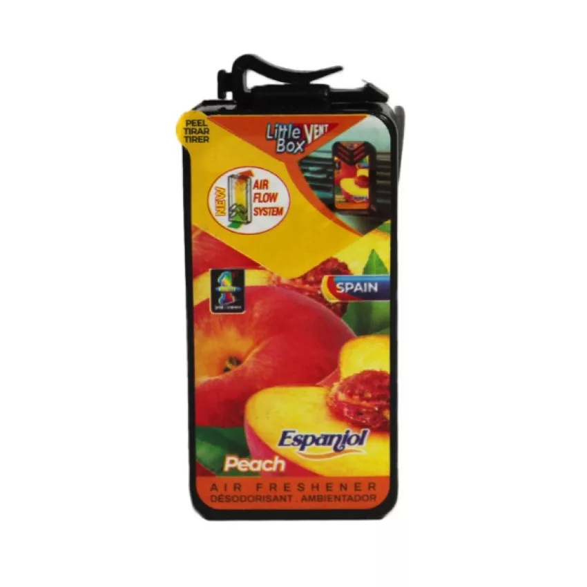 خوشبوکننده خودرو مدل ای اس دریچه کولری با رایحه هلو وزن ۴۰ گرم