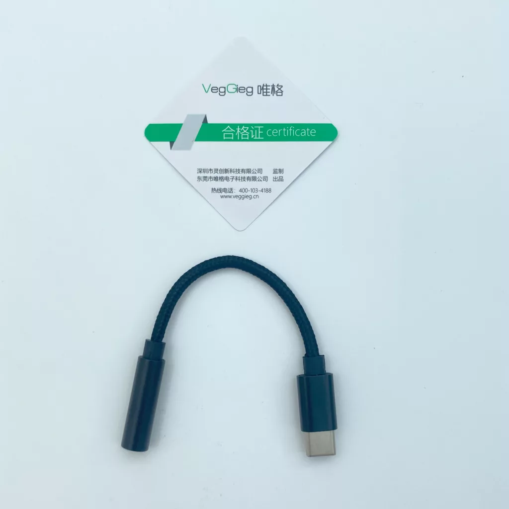کابل تبدیل USB-C به AUX وگیگ مدل V-S103