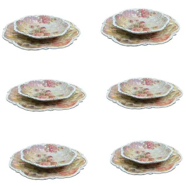 سرویس غذاخوری 12 پارچه 6 نفره لمونژ مدل 88100