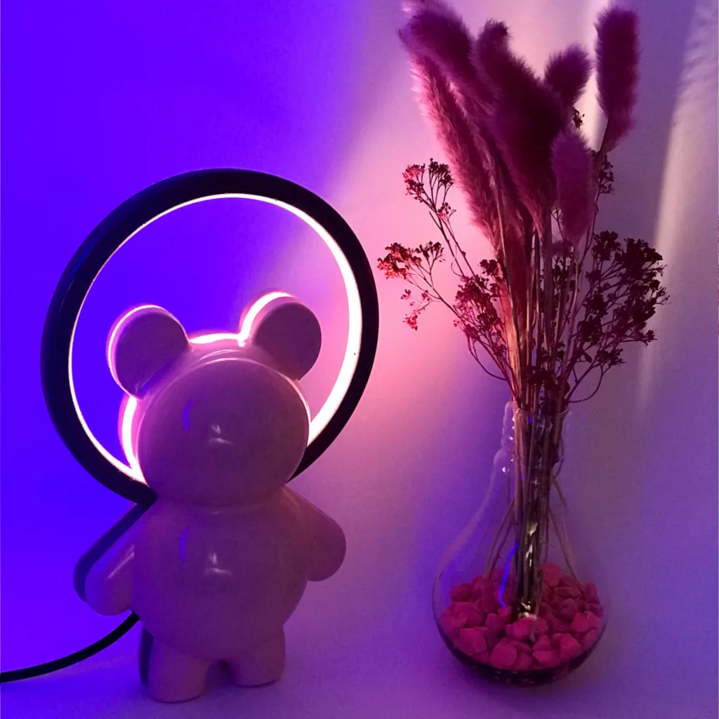 چراغ خواب اتاق کودک مدل رو میزی طرح خرس