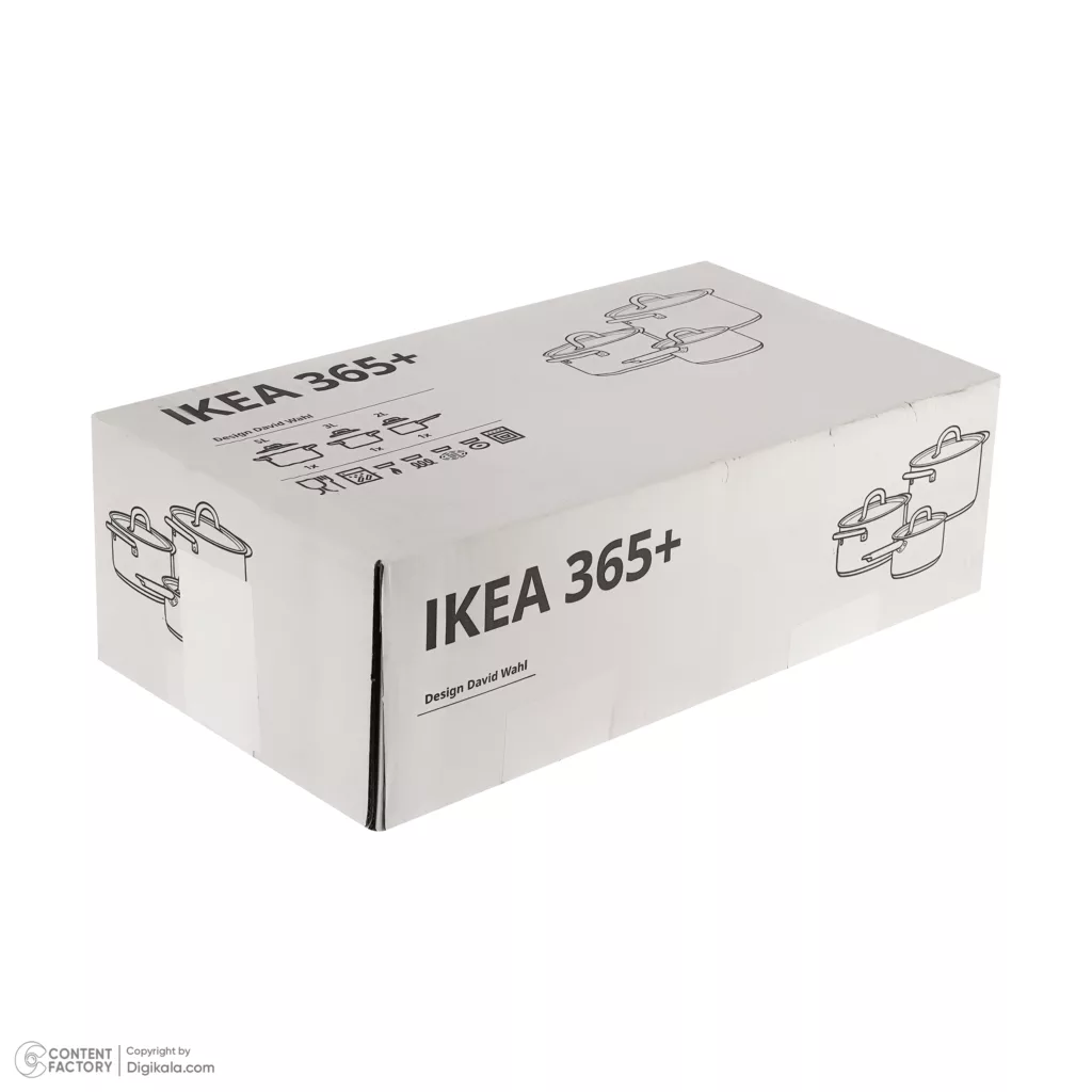 سرویس قابلمه 6 پارچه ایکیا مدل 365