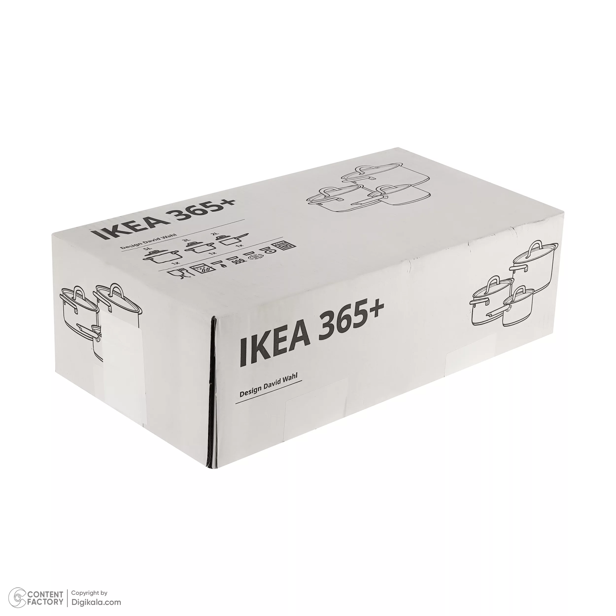 سرویس قابلمه 6 پارچه ایکیا مدل 365