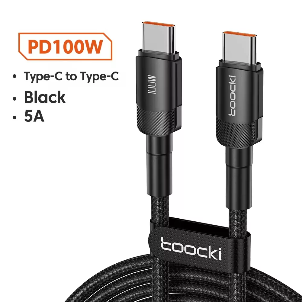 کابل USB-C توکی مدل 100W TQ-X12 طول 2 متر