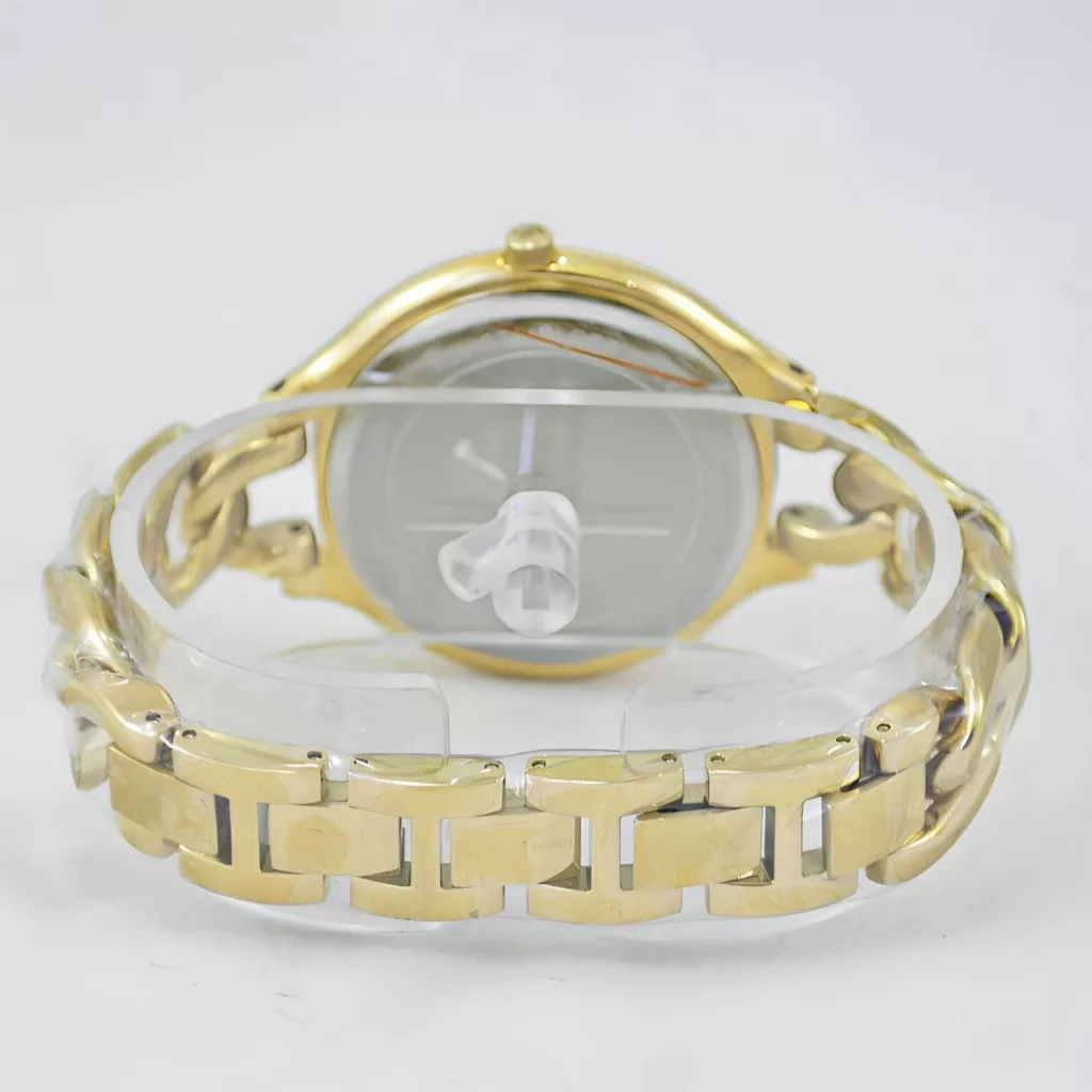 ساعت مچی عقربه‌ای کوارتز زنانه مدل کوارتز زنجیری طرح دستبند کد 107