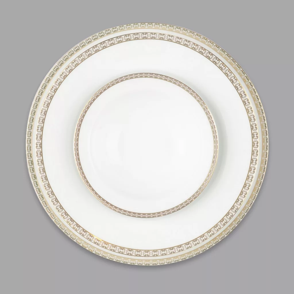 سرویس غذاخوری 28 پارچه 6 نفر چینی زرین ایران مدل Riva