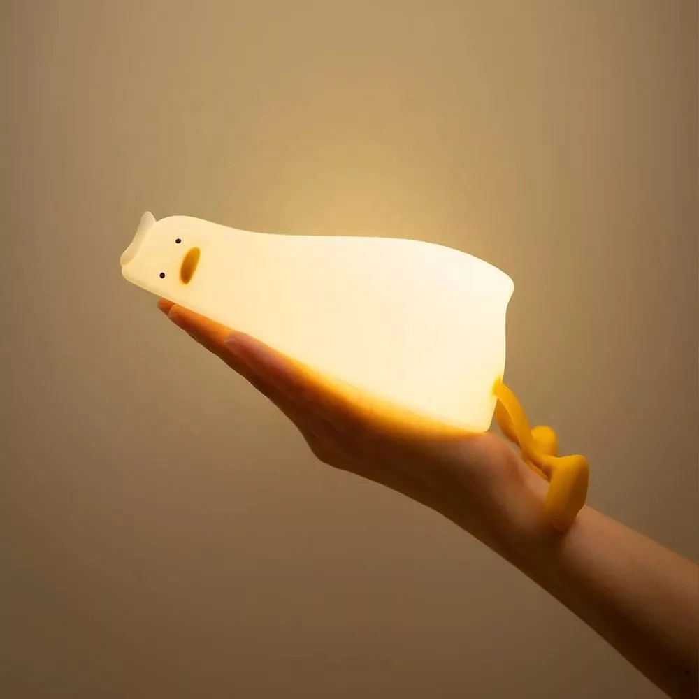 چراغ خواب کودک مدل سیلیکونی اردک