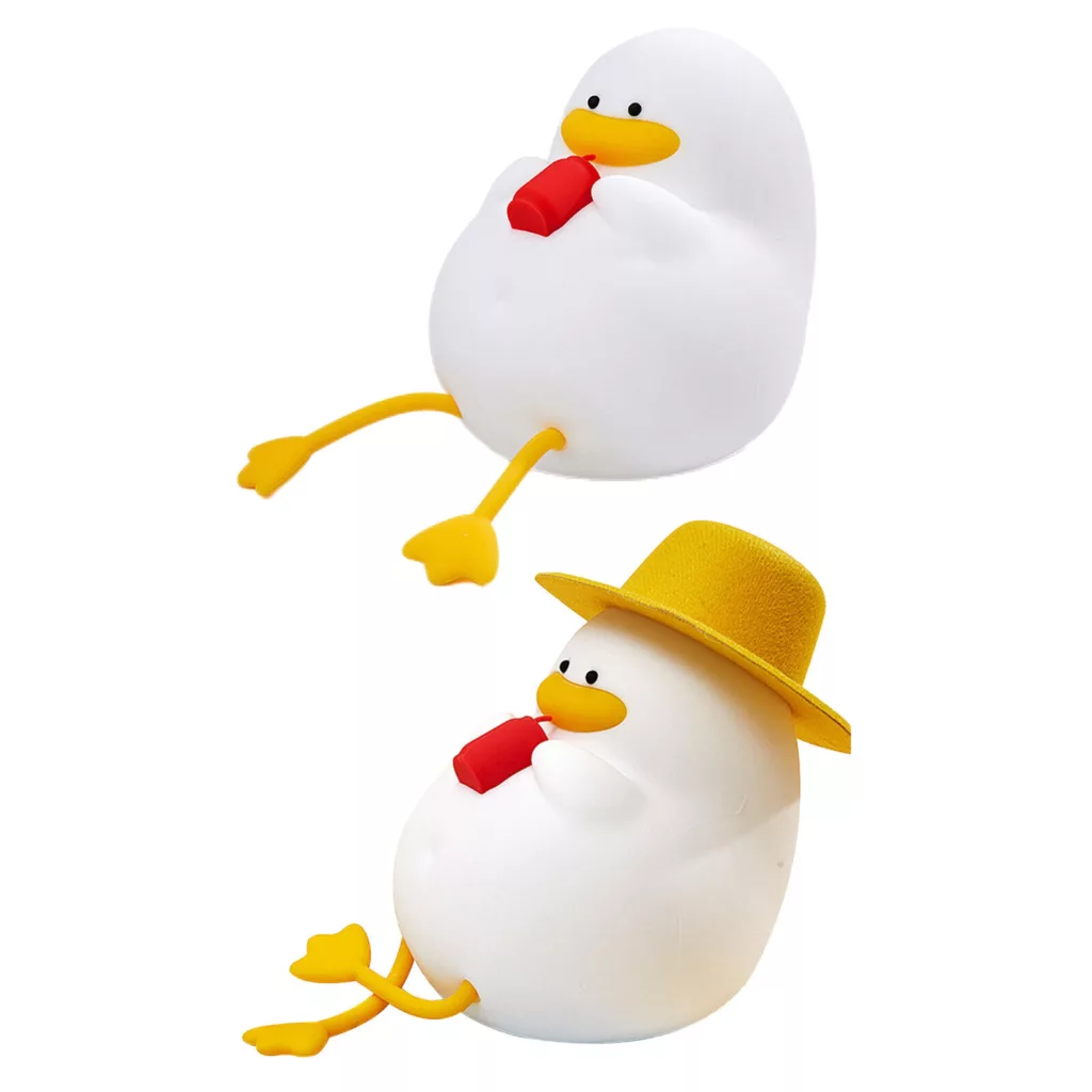 چراغ خواب کودک مدل جوجه اردک سیلیکونی کد 101