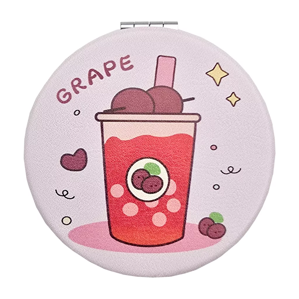 آینه جیبی مدل اسموتی انگور کد ZJ-MR39