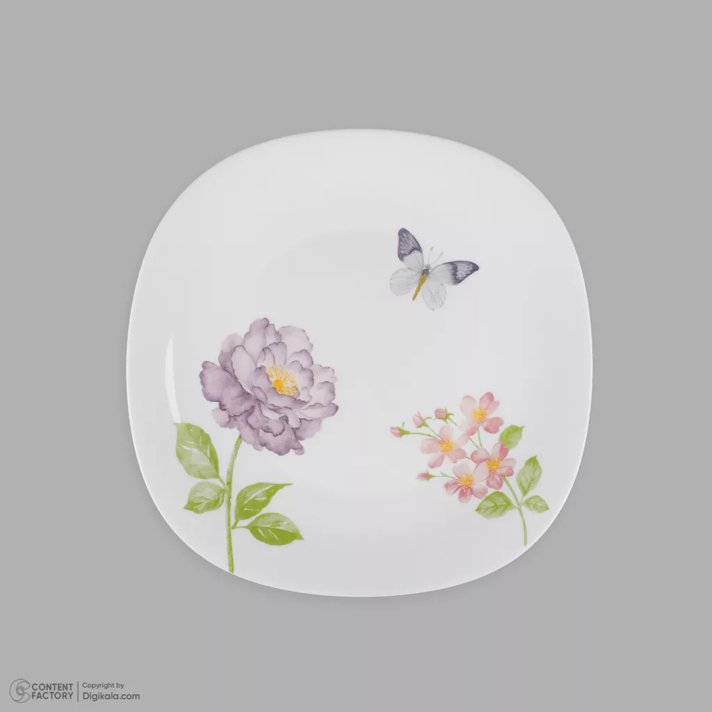 سرویس غذاخوری 18 پارچه 6 نفره مدل مربع کلاسیک 313