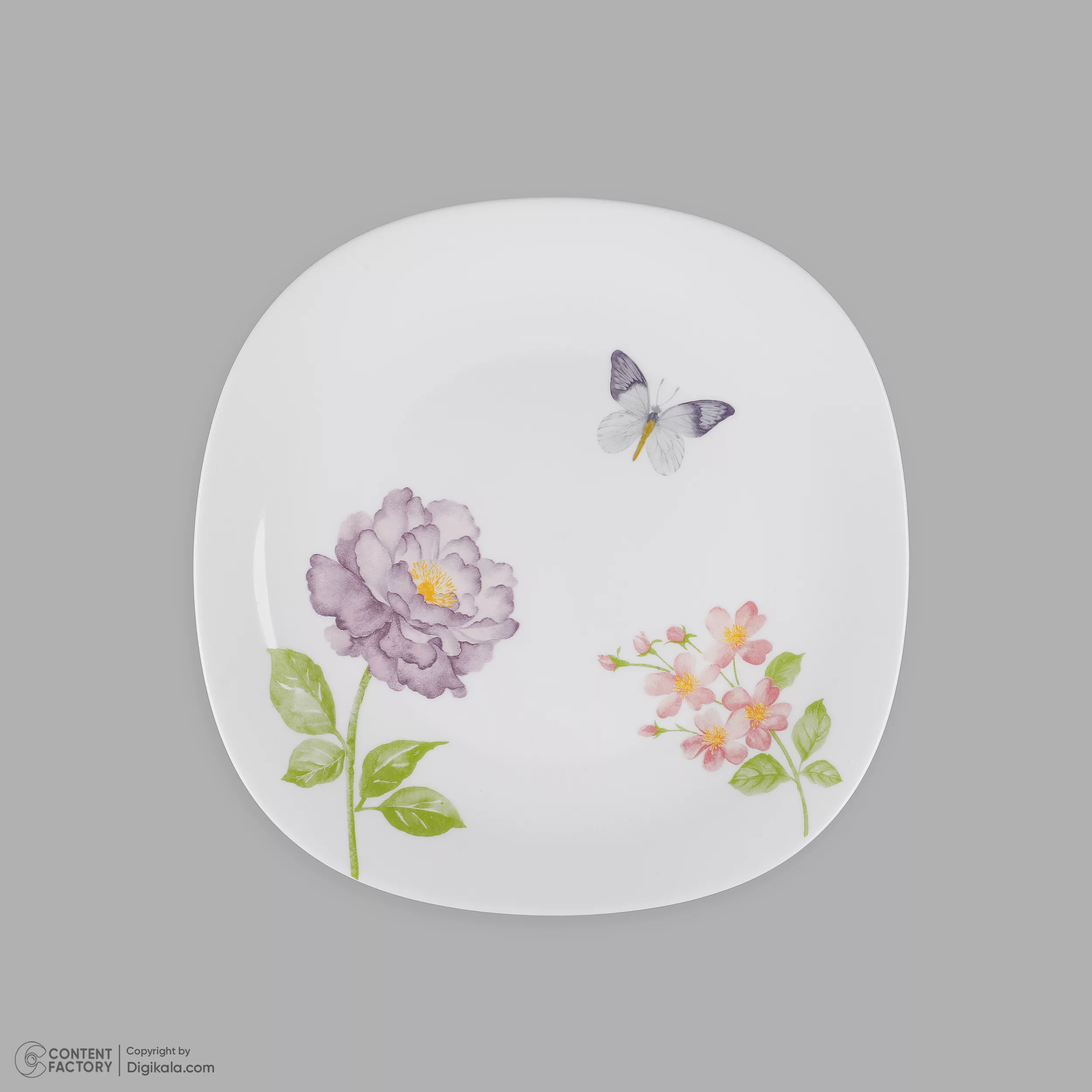 سرویس غذاخوری 18 پارچه 6 نفره مدل مربع کلاسیک 313