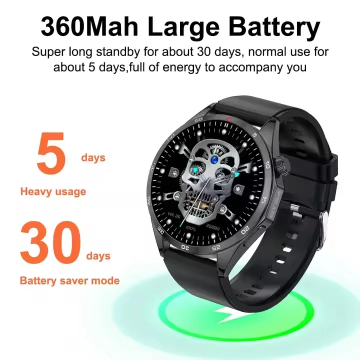 ساعت هوشمند مدل HD Screen Business NFC دارای قابلیت های صفحه نمایش لمسی، کنترل موسیقی (Music Player)، کنترل سطح اکسیژن خون، قابلیت مکالمه از طریق بلوتوث، قابلیت تغییر طرح ساعت یا تم، ضد آب بند فلز