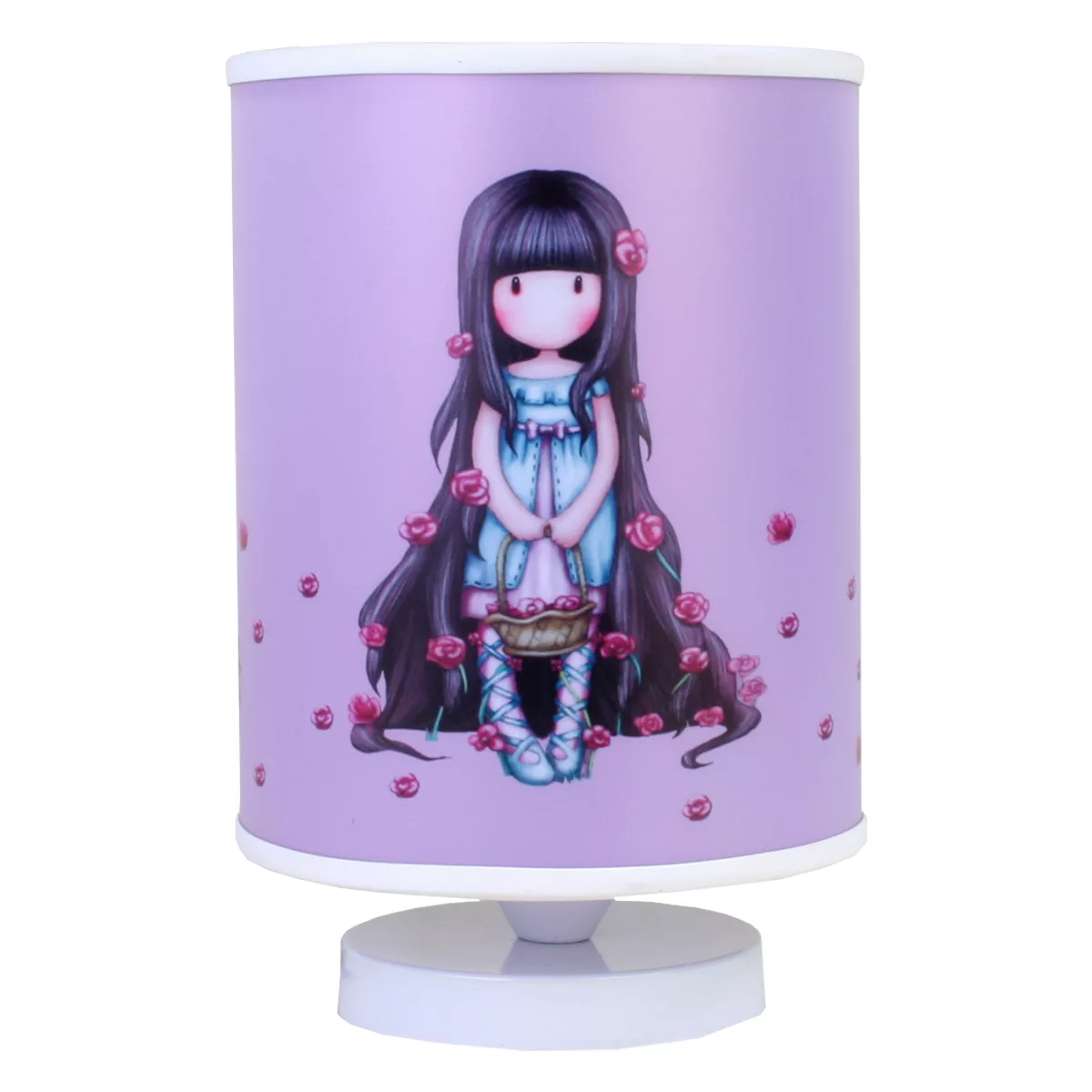 آباژور رومیزی کودک مدل گیسوبلند کد 106