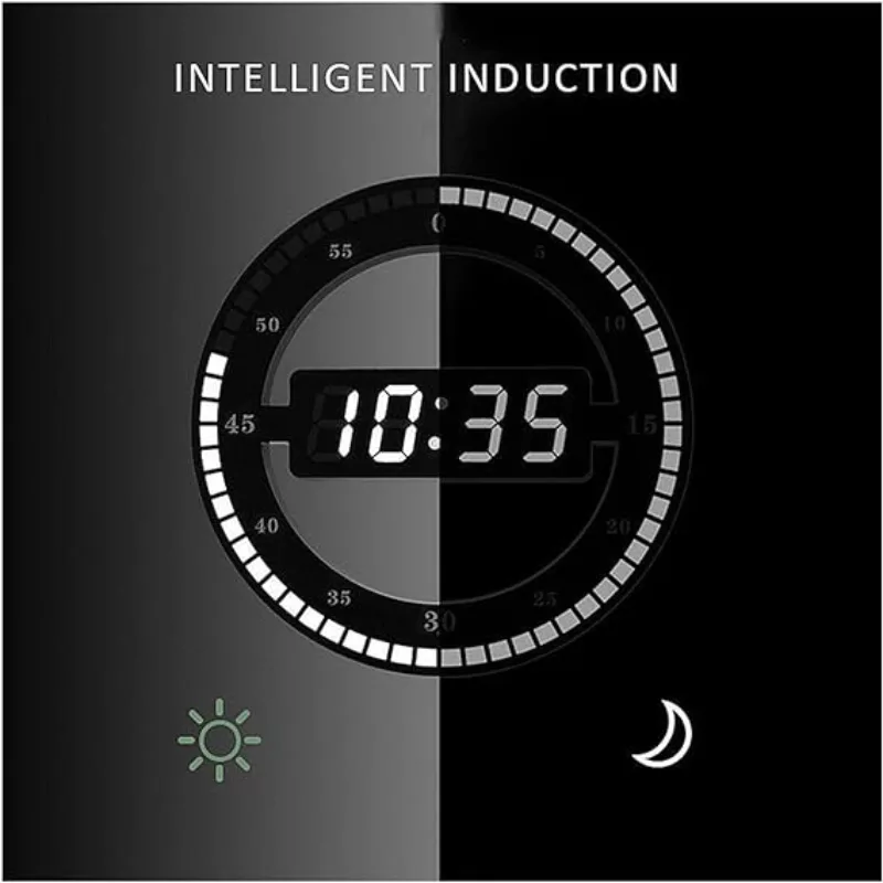 ساعت دیواری هوشمند مدل 3 بعدی