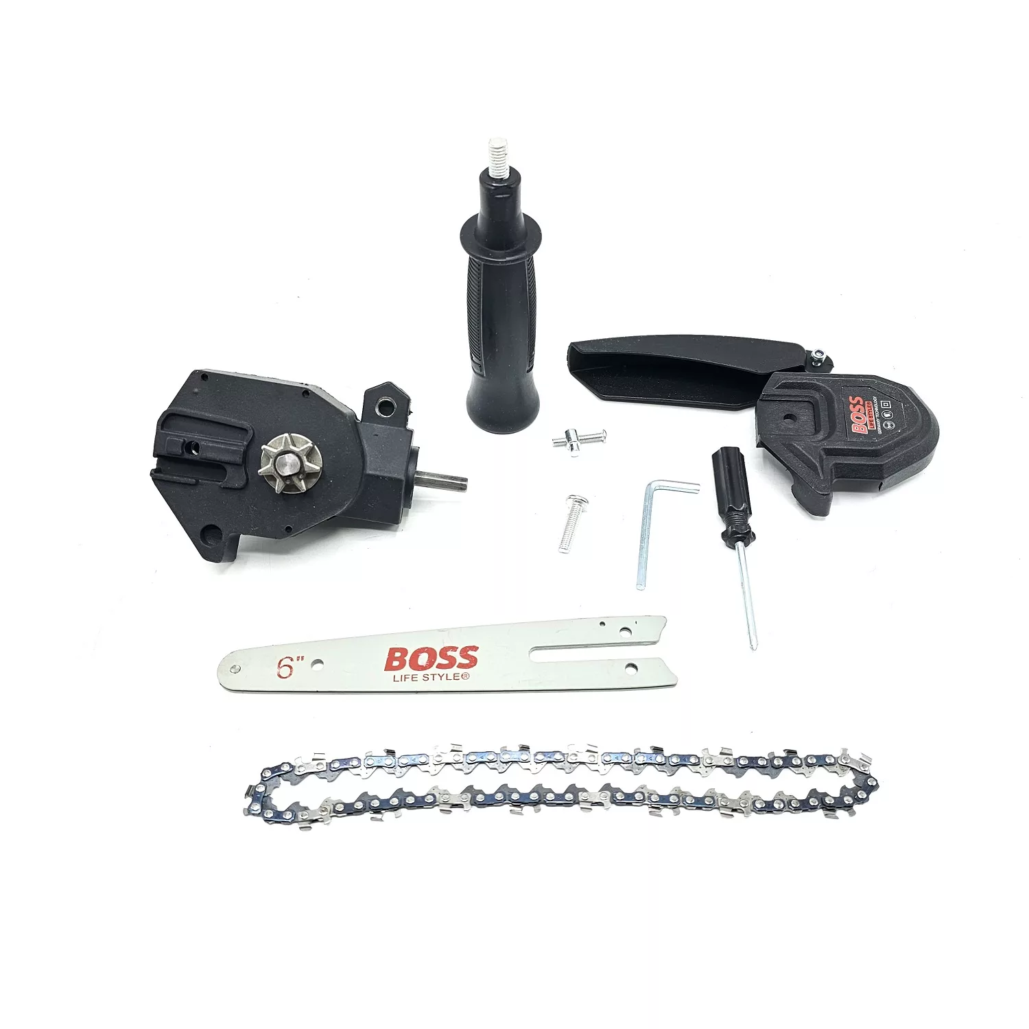 تبدیل دریل شارژی به اره زنجیری سرشاخه زن باس مدل LIFE_STYLE کد 6