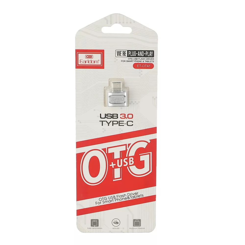 مبدل OTG USB.3 به USB-C ارلدام مدل ET-OT41