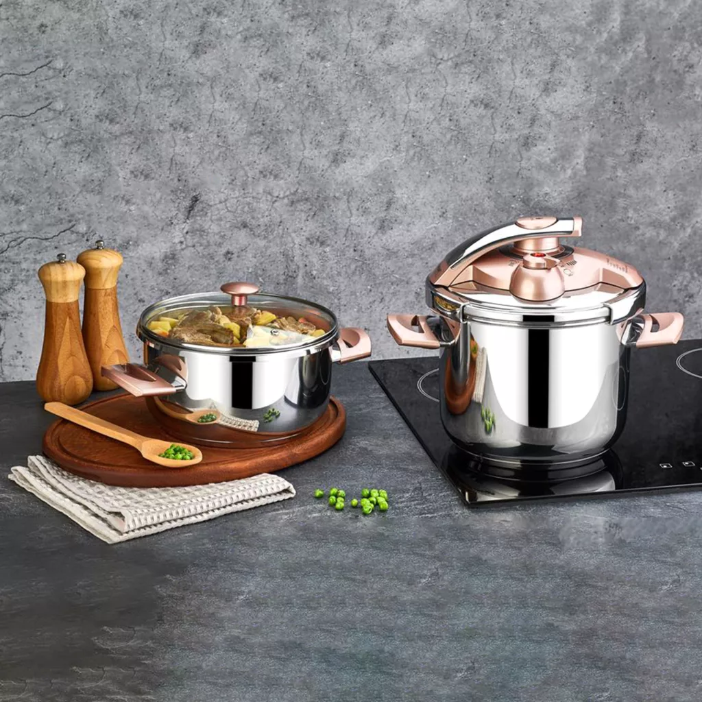 زودپز دوقلو کاهرمانلار مدل Delux گنجایش 6 لیتر