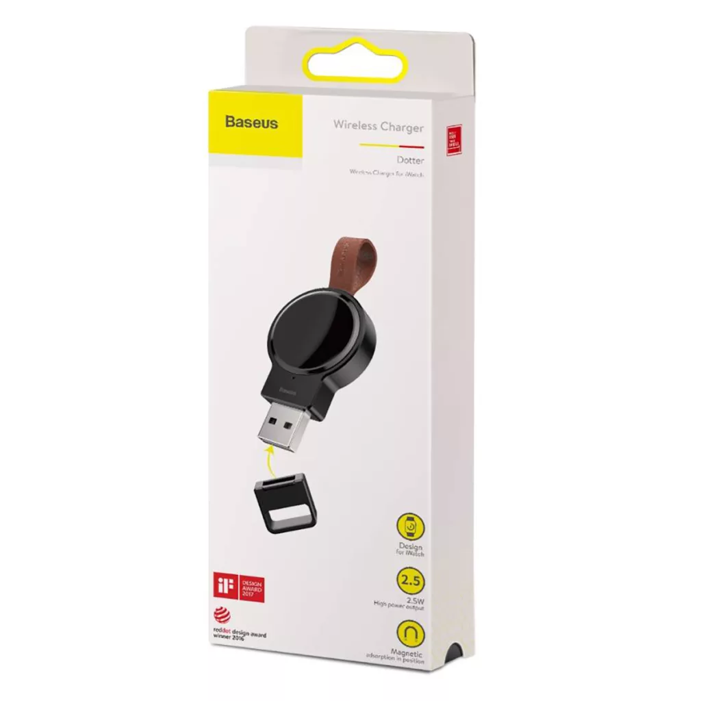 گیرنده شارژر بی سیم باسئوس مدل Dotter Wireless Charger for AP Watch