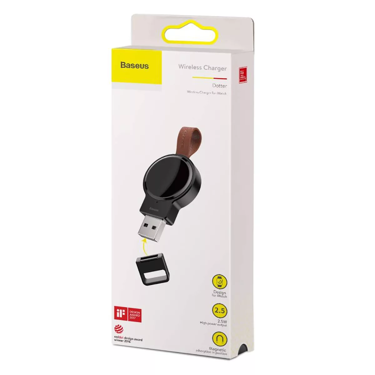 گیرنده شارژر بی سیم باسئوس مدل Dotter Wireless Charger for AP Watch