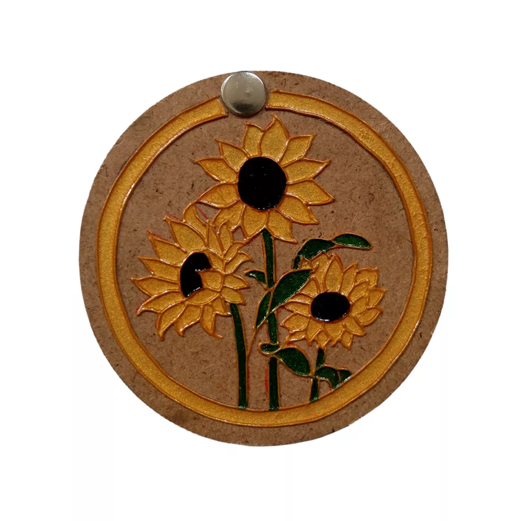 آینه جیبی مدل آفتابگردون