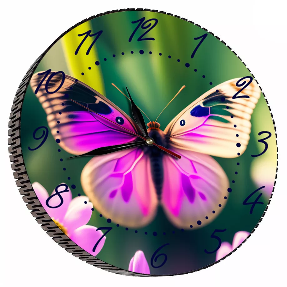 ساعت دیواری مدل پروانه