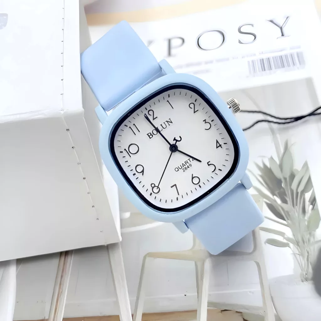 ساعت مچی عقربه ای بولون مدل بند پیو ضد حساسیت کد 7