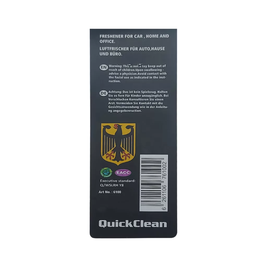 خوشبو هوا خودرو کوئیک کلین مدل کارتی