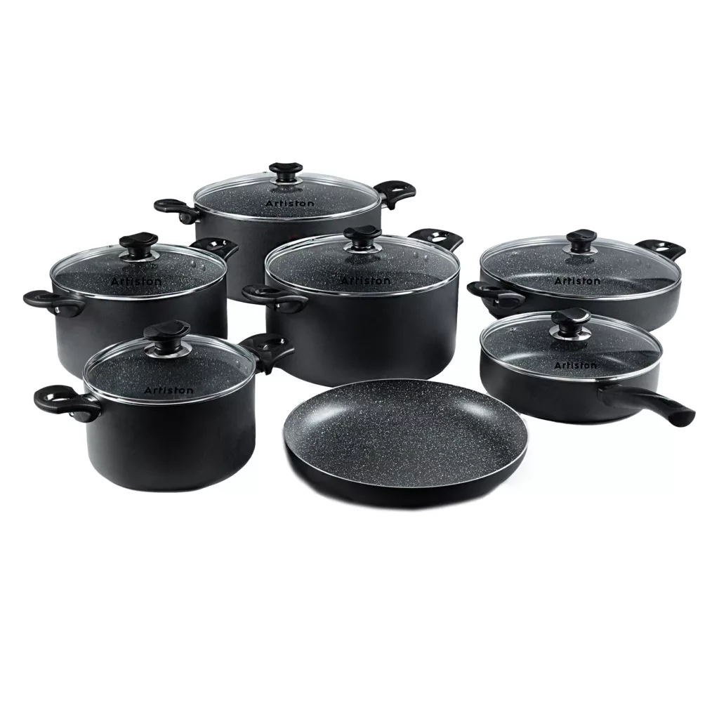 سرویس قابلمه و تابه تفلون 15 پارچه آرتیستون صنعت مدل 1516