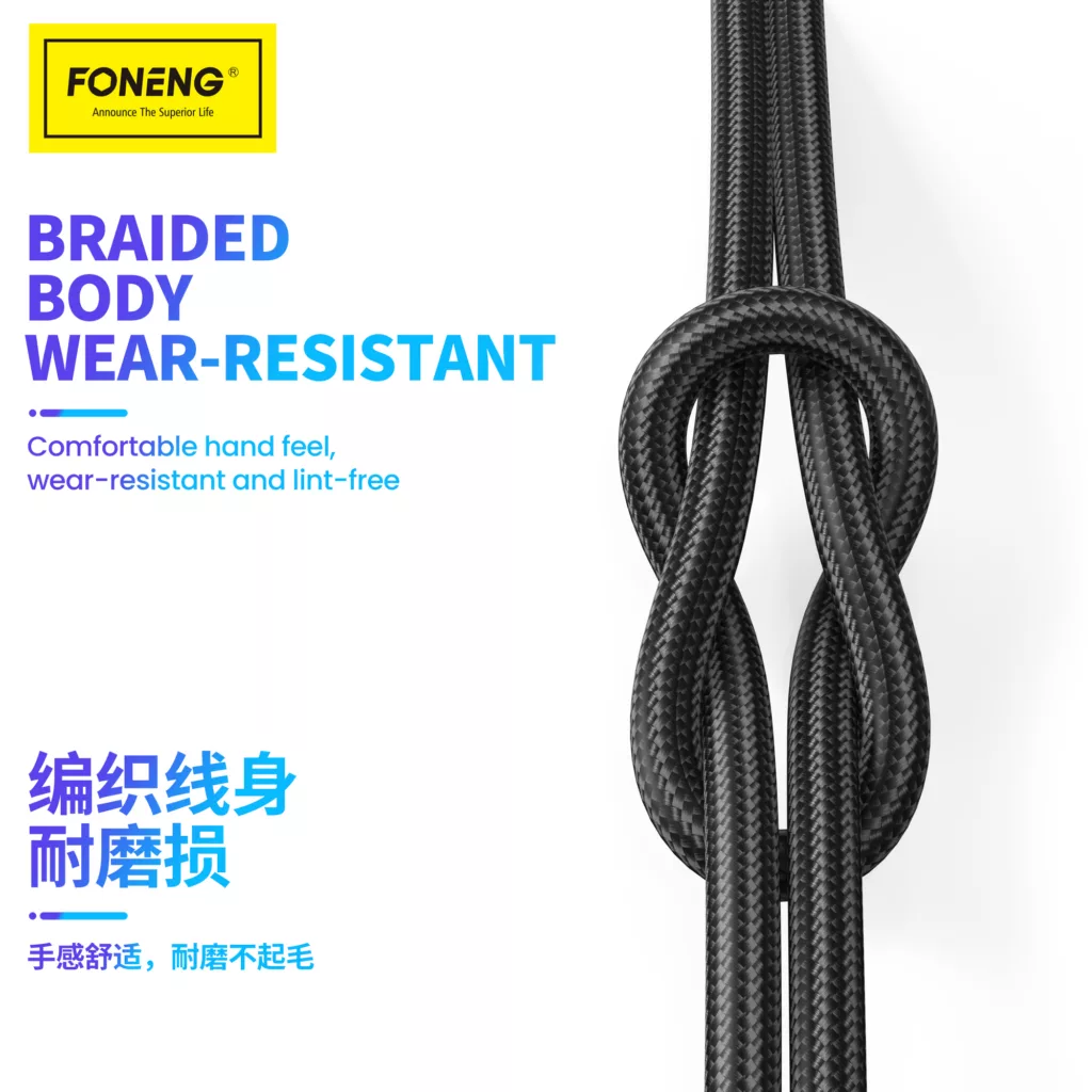 کابل تبدیل USB به Lightning فوننگ مدل X83 FAST CHARGE طول 1 متر