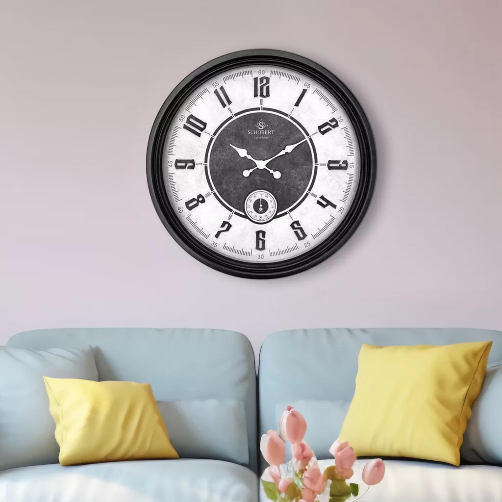 ساعت دیواری شوبرت مدل 6439 BLU-WH