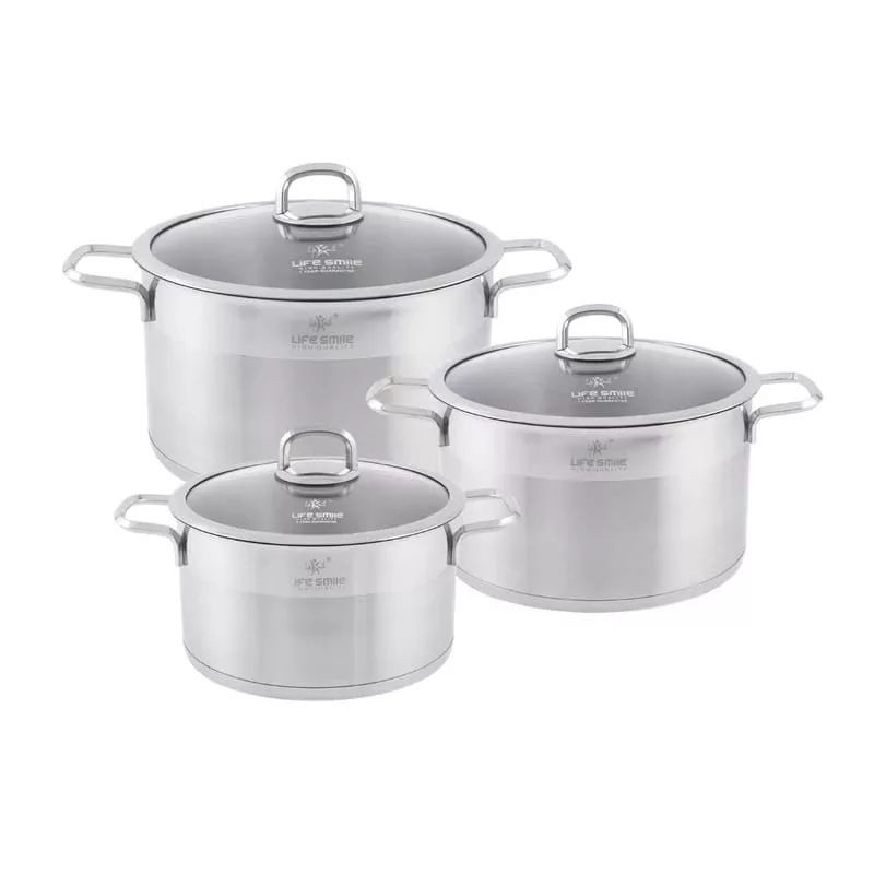 سرویس پخت و پز 6 پارچه لایف اسمایل مدل LIFEP12-6