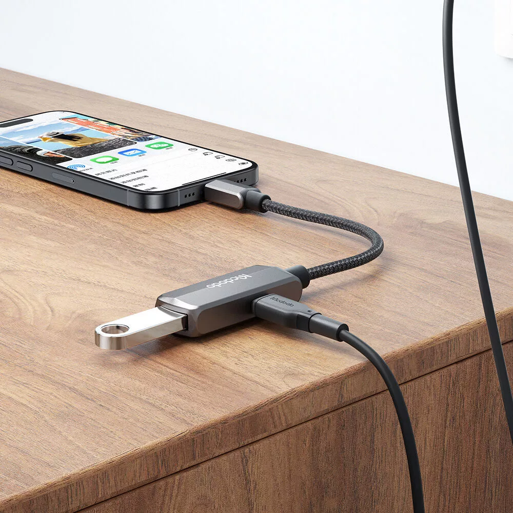 مبدل USB-C به OTG/USB-C مک دودو مدل CA-2830