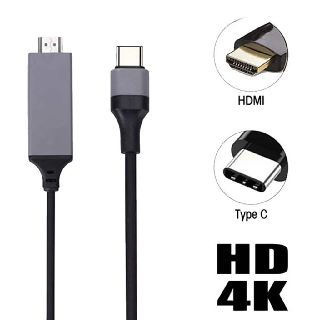 کابل تبدیل USB-C به HDMI مدل TH001 طول 2 متر