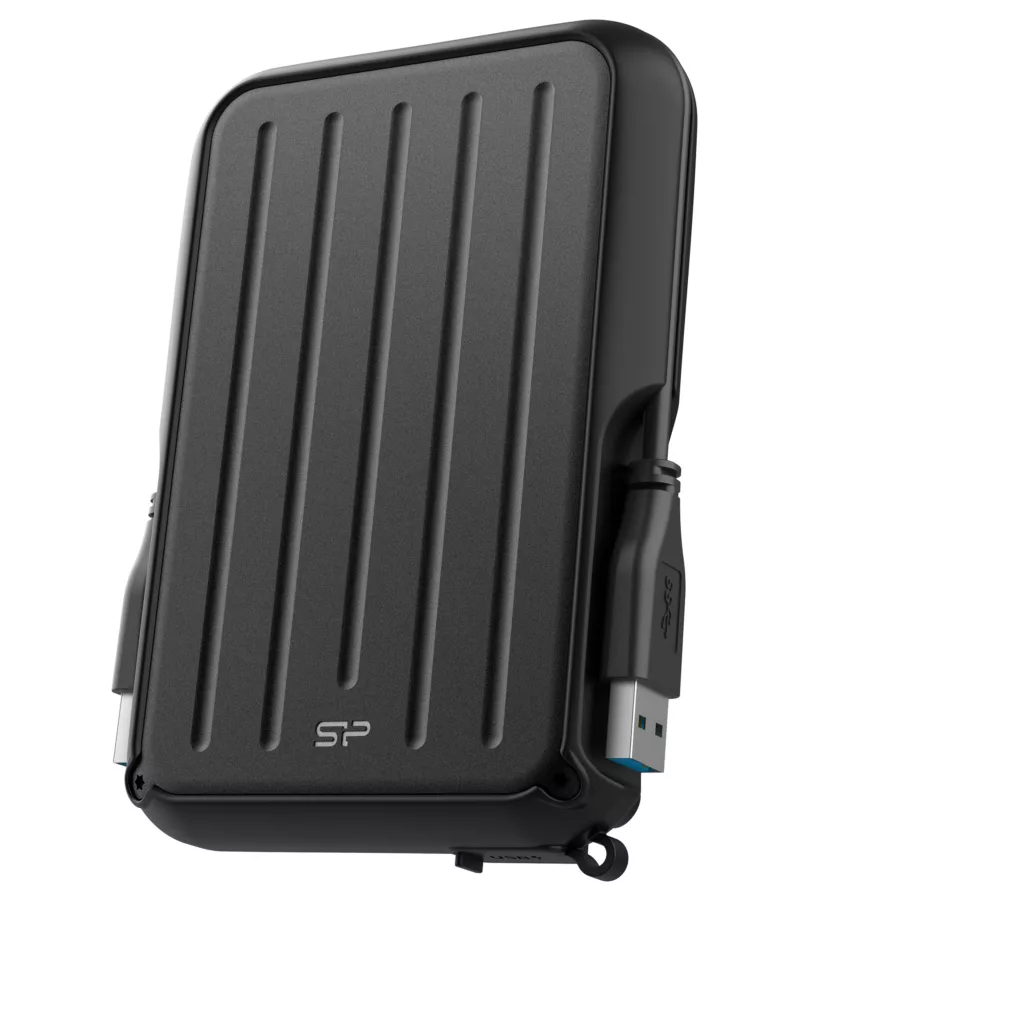 هارد اکسترنال سیلیکون پاور مدل Armor A66 ظرفیت یک ترابایت دارای رابط USB Type-A 3.2