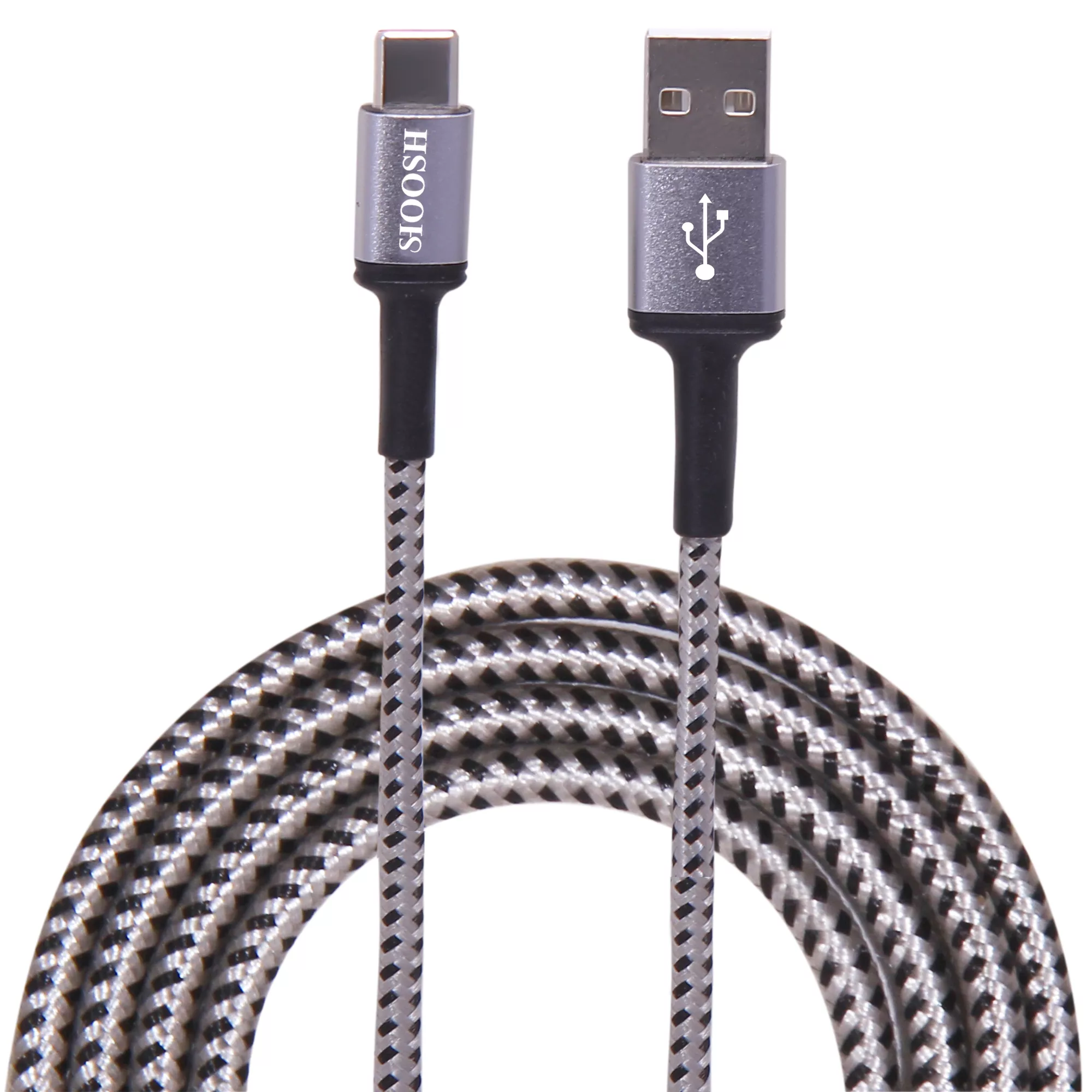 کابل تبدیل usb به usb-c شوش مدل 020  fast shargeطول 1.1 متر