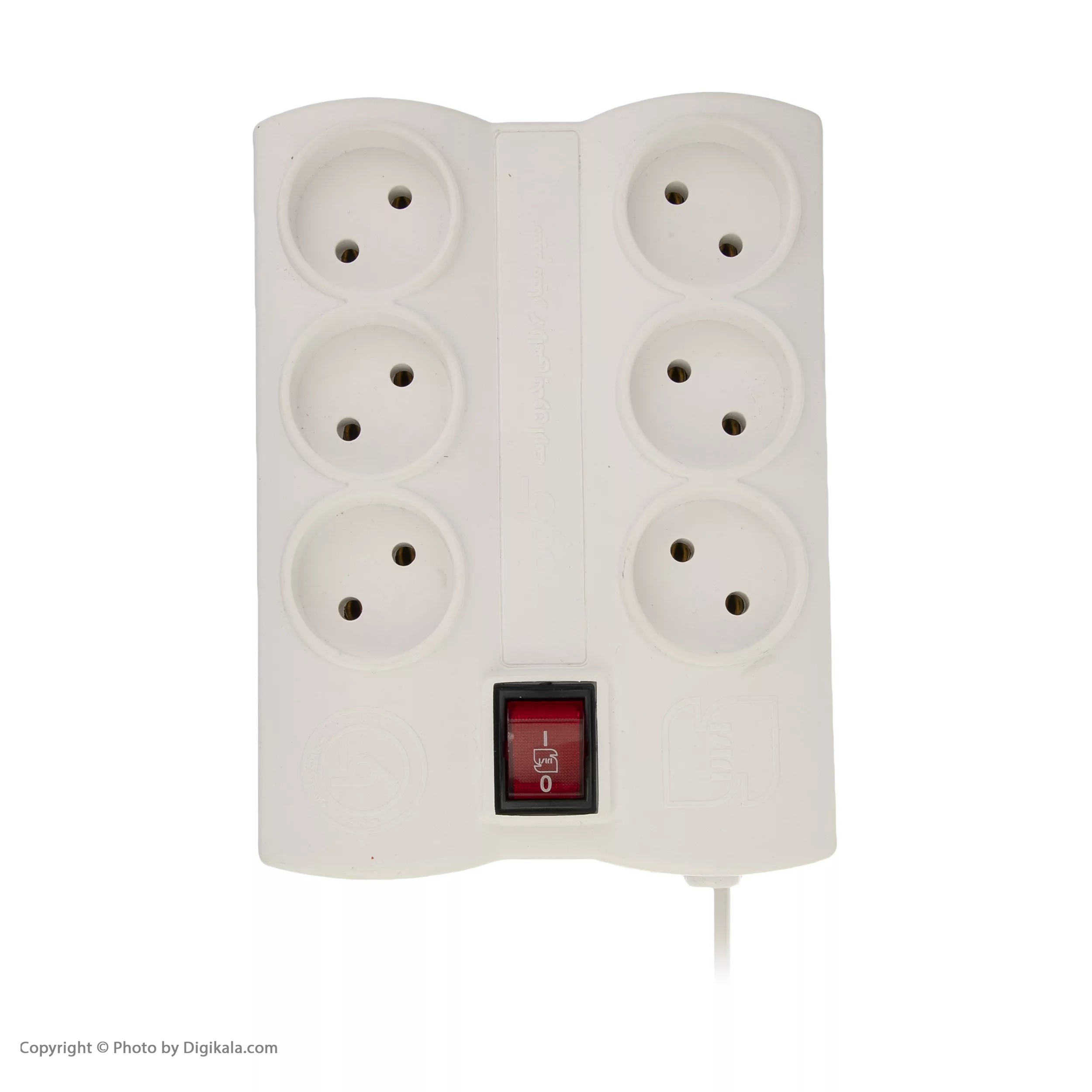 شش راهی برق کاوه مدل KV.6.TM.5M طول 5 متر