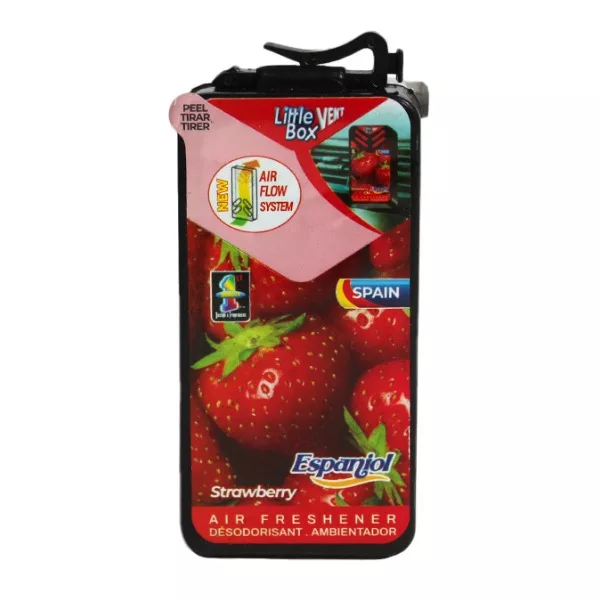 خوشبوکننده خودرو مدل ای اس دریچه کولری با رایحه توت فرنگی وزن ۴۰ گرم