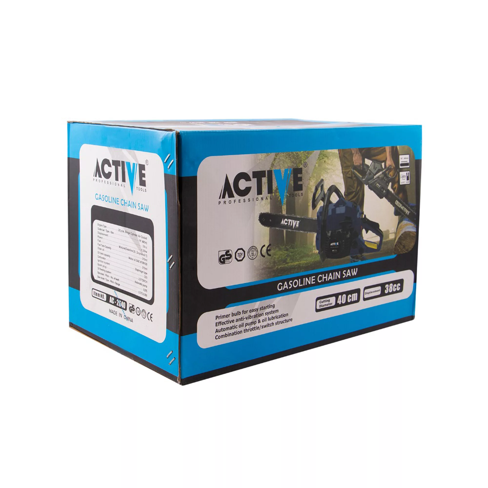 اره زنجیری بنزینی اکتیو تولز مدل AC-2640