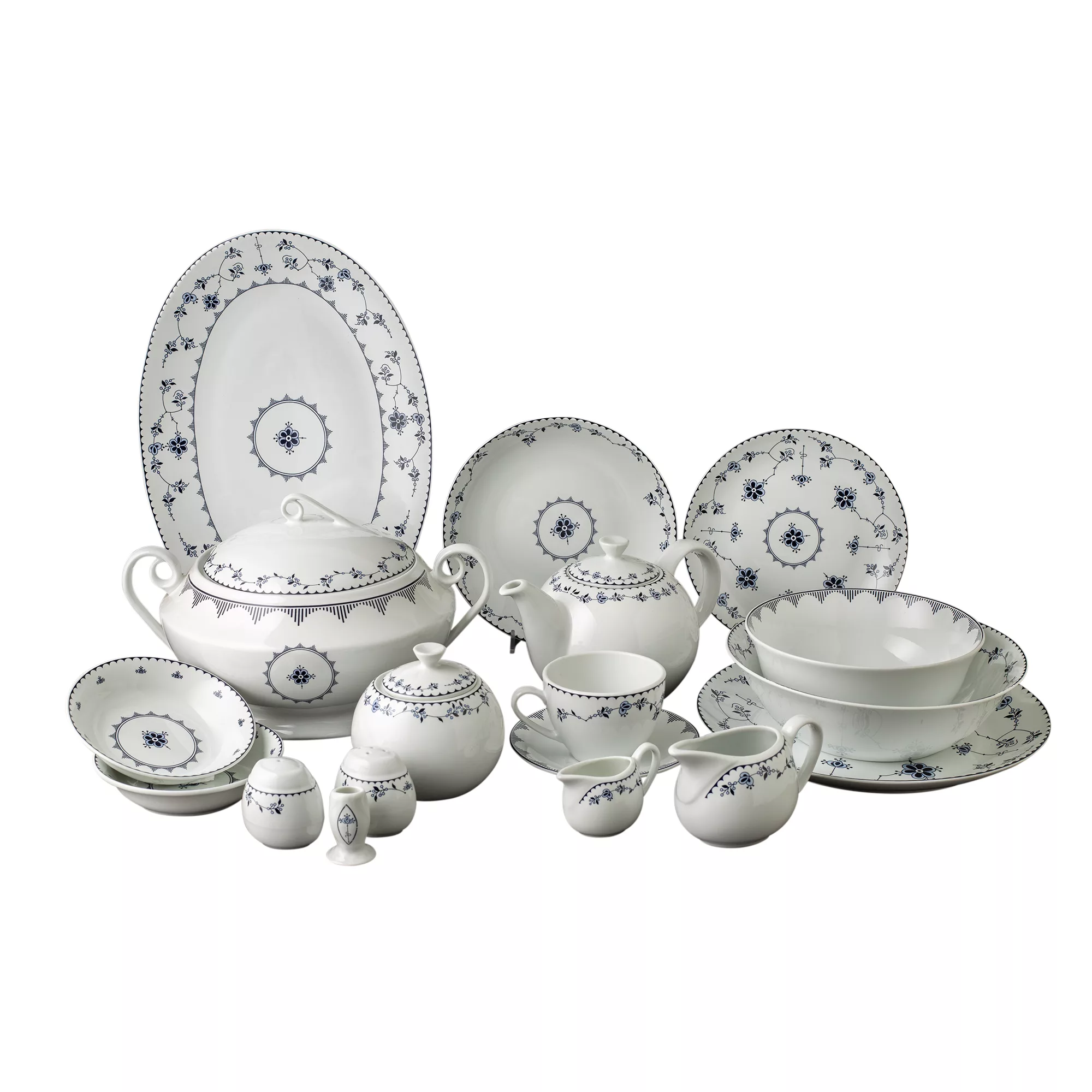 سرویس غذاخوری 86 پارچه 12 نفر مقصود مدل کورالین