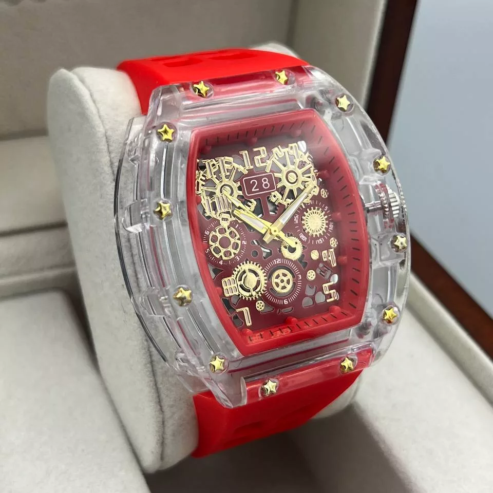 ساعت مچی عقربه ای مدل تک موتوره بند پیو کد 3