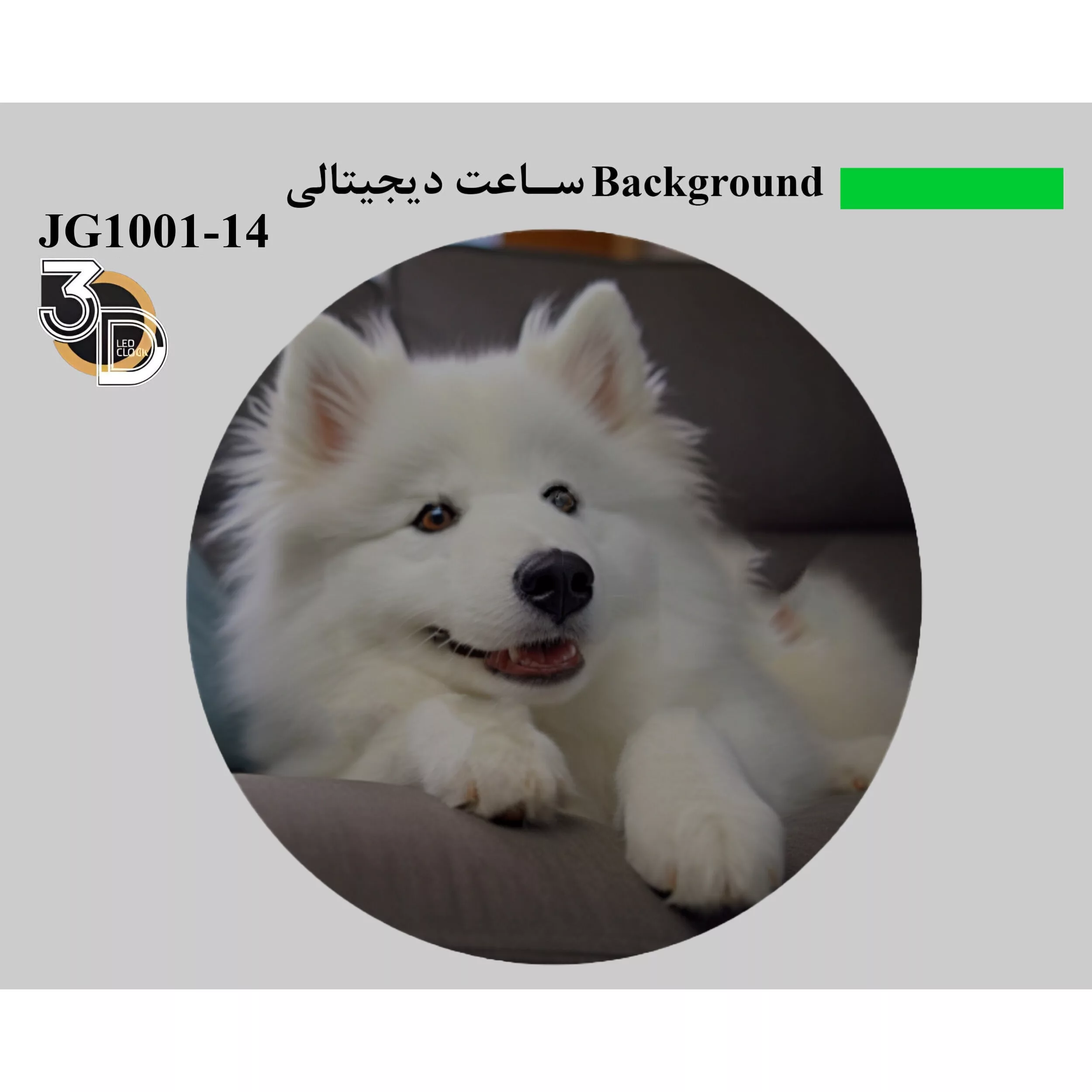 ساعت دیواری دیجیتال مدل JG1001-14