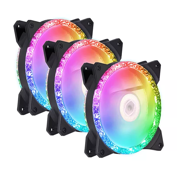 فن کیس کولر مستر مدل MASTERFAN MF120 PRISMATIC 3IN1 بسته سه عددی