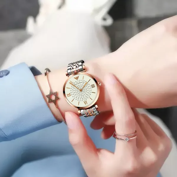 ساعت مچی عقربه ای زنانه مدل لوکس کد 2025