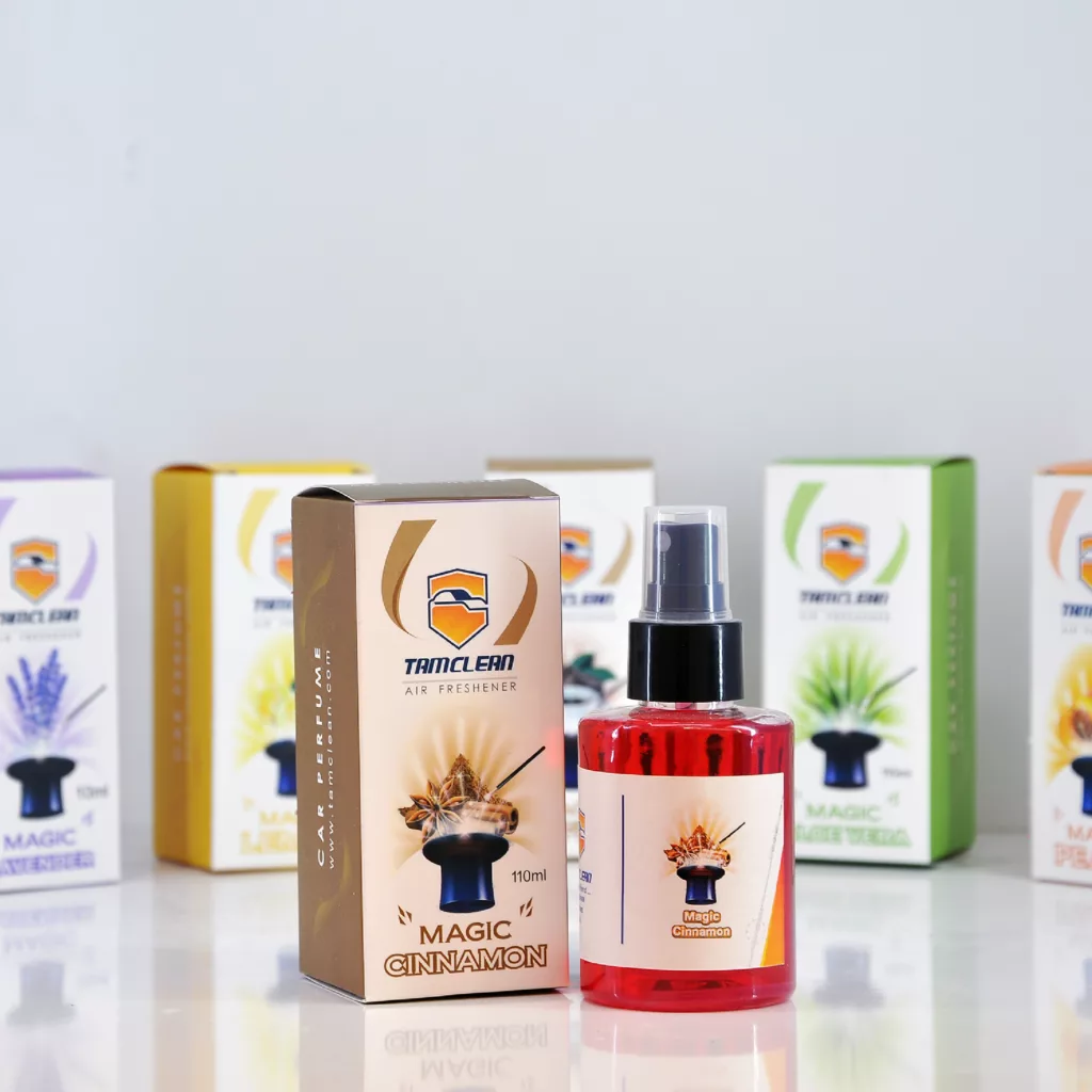 اسپری خوشبو کننده خودرو تام کلین مدل مجیک سینمن کد TC-FL110NES حجم 110 میلی لیتر