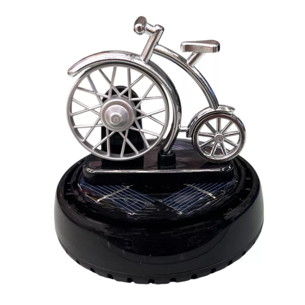 خوشبو کننده خودرو مدل سولار خورشیدی چرخشی طرح دوچرخه نوستالژی کد BLK